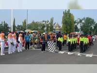 Pemkab Blora Gelar Lomba Gerak Jalan Kecepatan dan Ketepan Waktu