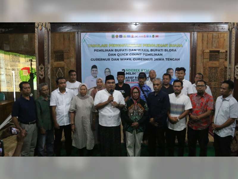 Pasangan Arief Rohman-Sri Setyorini Diprediksi Menang di Pilkada Blora dengan Pesentase di Atas 80 Persen