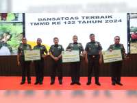 Kodim Blora Sabet Lima Juara Karya Jurnalistik TMMD Reguler Tahun 2024