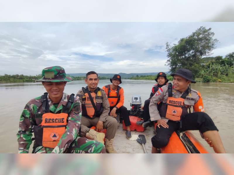 Warga Kanor, Bojonegoro yang Dilaporkan Tenggelam di Sungai Bengawan Solo Belum Ditemukan