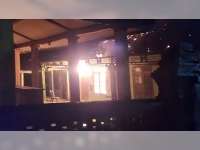 Diduga Akibat Korsleting Listrik, Kantor Desa Ketileng, Malo, Bojonegoro Terbakar