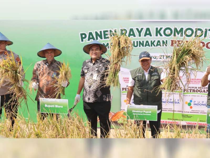 Panen Raya Padi, Pemkab Blora Terus Dorong Pertaninan Organik