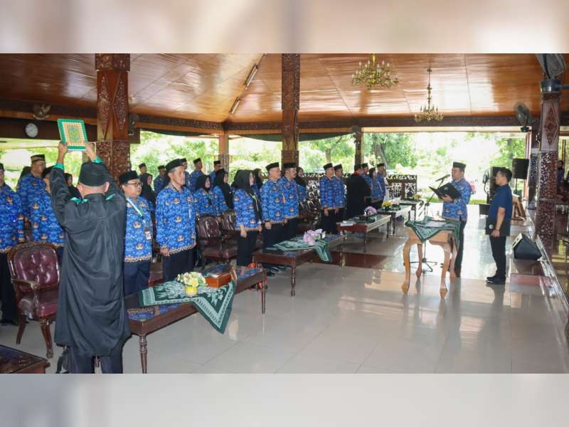 Sesuaikan SOTK, Bupati Blora Kukuhkan 5 Pimpinan Organisasi Perangkat Daerah