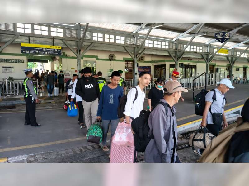 Hari Terakhir Libur Lebaran 2025, Stasiun Bojonegoro Layani 2.308 Penumpang
