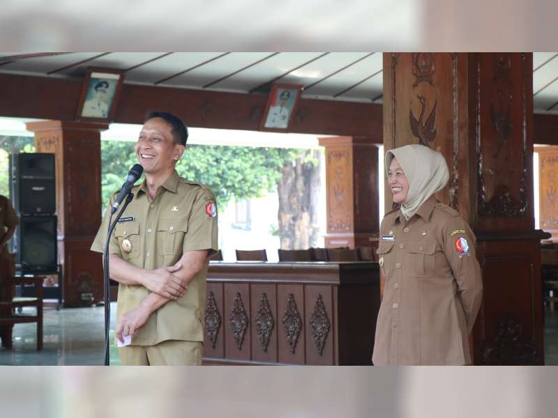 Bupati Bojonegoro Setyo Wahono Pimpin Apel Usai Cuti Bersama Lebaran