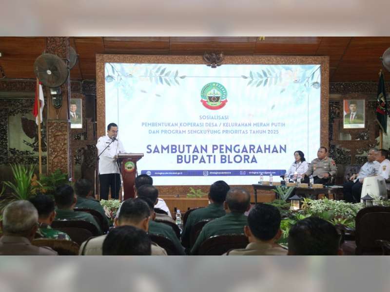 295 Desa dan Kelurahan di Blora Segera Bentuk Koperasi Merah Putih