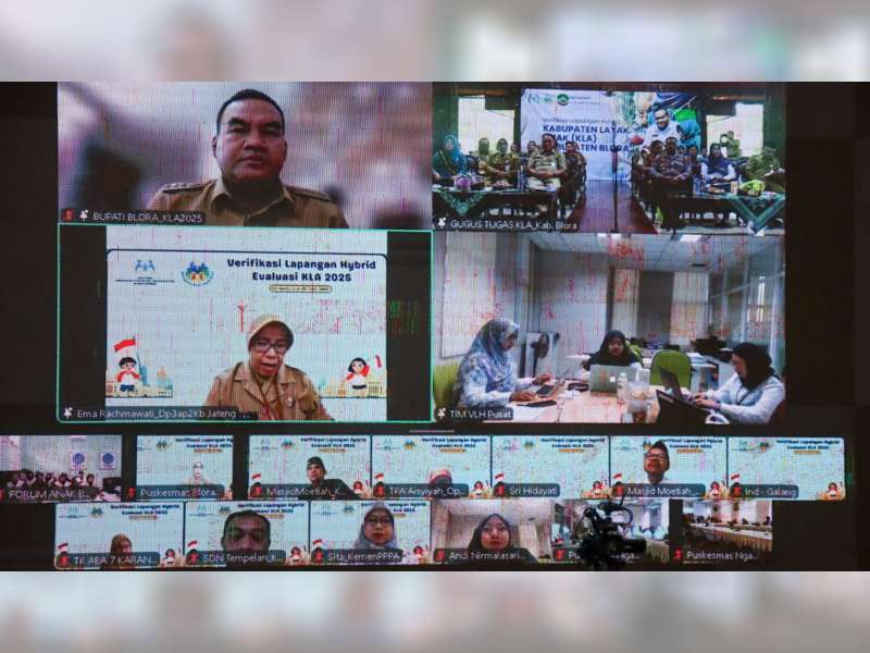 Blora Laksanakan Verifikasi Lapangan Hybrid sebagai Kabupaten Layak Anak
