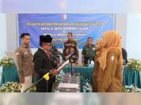 Pemerintah Desa Mulyoagung, Bojonegoro Kota, Lantik Kasi Pemerintahan dan Kasi Pelayanan