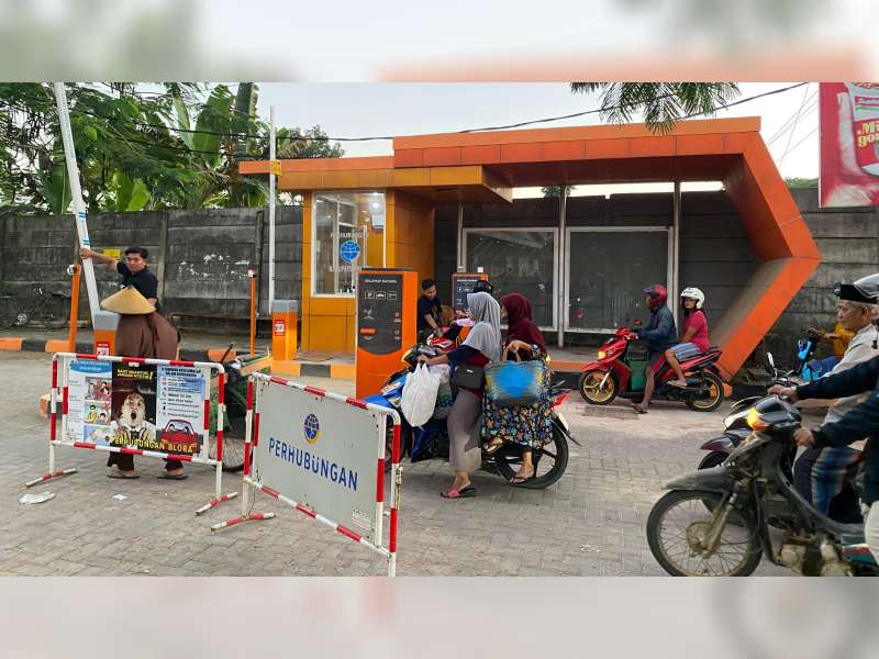Pasar Rakyat Sido Makmur Blora Mulai Uji Coba Parkir Elektronik