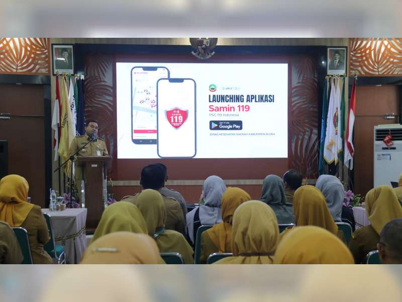 Pemkab Blora Luncurkan Aplikasi Samin 119, Wujud Kepedulian Terhadap Keselamatan Warga