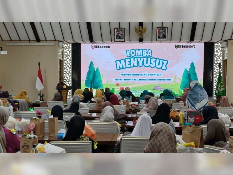 Peringati Pekan ASI Sedunia 2025, IDI dan IIDI Bojonegoro Gelar Lomba Menyusui