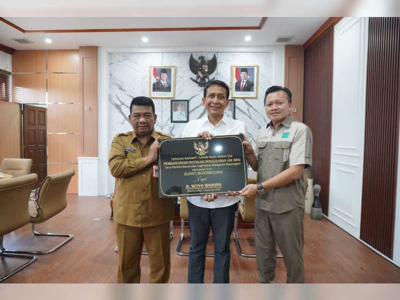 Wujudkan Akses Air Bersih, Bupati Setyo Wahono Resmikan IPA Wedoro