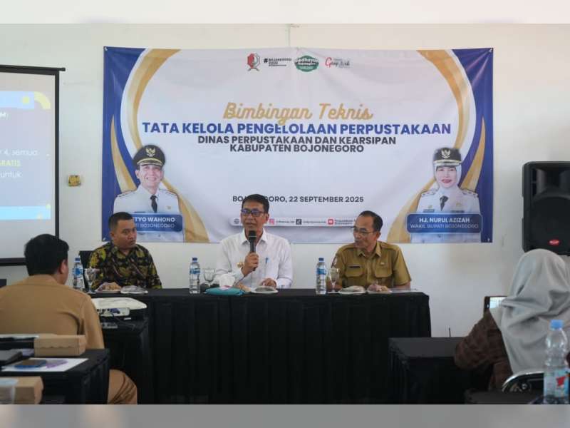 Bupati Wahono Berharap Perpustakaan Harus Jadi Agen  untuk Minat Baca Masyarakat