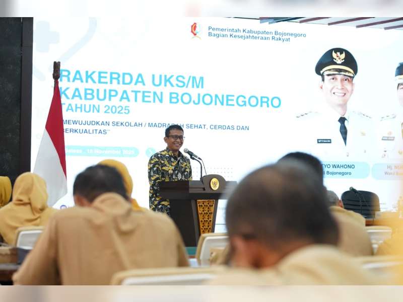 Bupati Bojonegoro Tekankan Pembangunan Generasi Sehat dan Cerdas Harus Dimulai dari Sekolah
