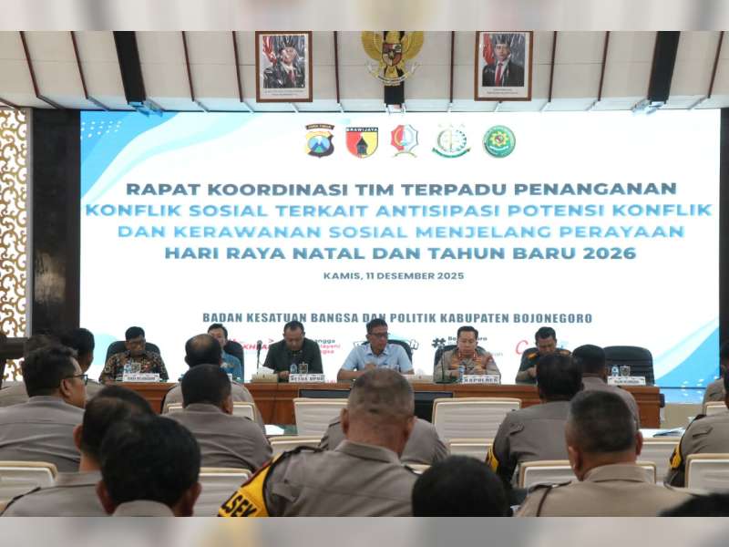 Pemkab Bojonegoro Gelar Rakor Persiapan Jelang Nataru&nbsp;