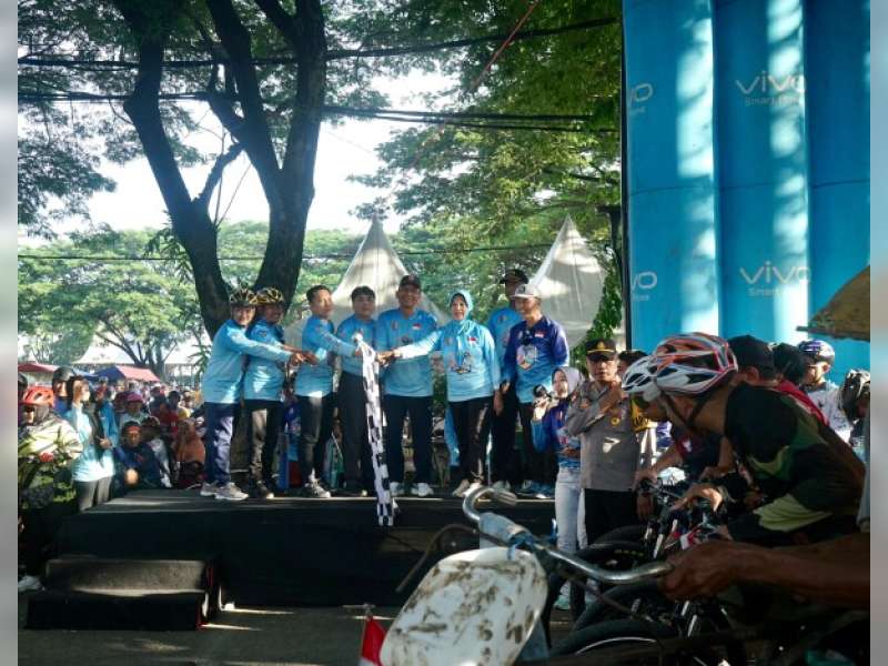 3000 Pesepeda Meriahkan Gowes Jelajah Bojonegoro
