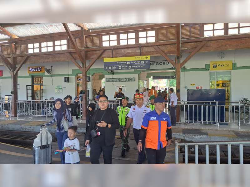 Nataru 2025/2026, Stasiun Bojonegoro Layani 42 Ribu Penumpang, Arus Balik Masih Tinggi