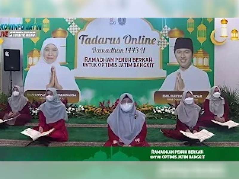 Pemprov Jatim Siarkan Langsung Tadarus Quran  dari Grahadi, Libatkan ASN Lintas Instansi