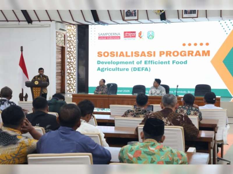 Pemkab Bojonegoro Sosialisasi Program DEFA, Perkuat Rantai Pasok MBG di Tingkat Desa