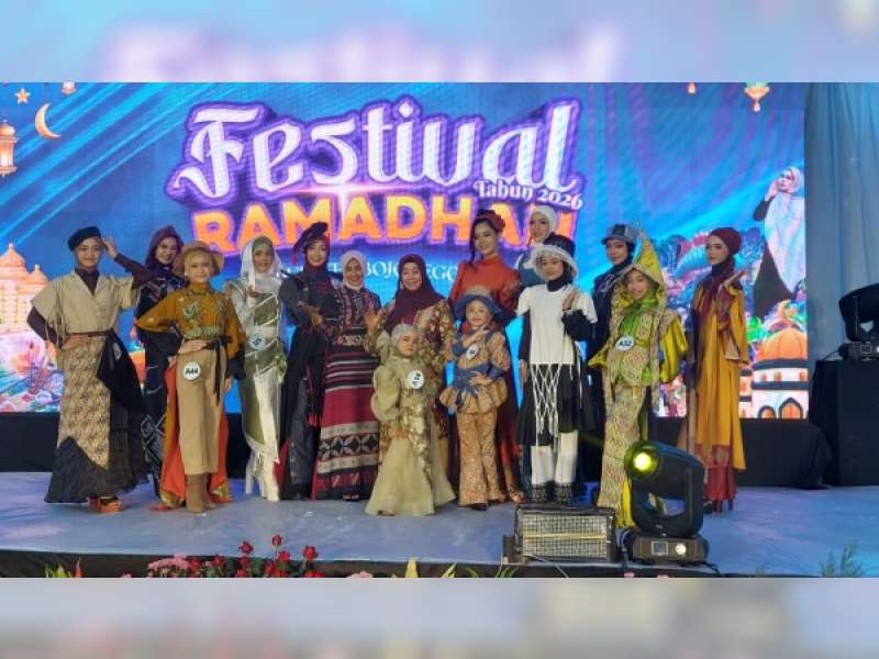 Semarak Ramadan di Bojonegoro, Street Muslim Fashion Show Jadi Ajang Kreativitas Menunggu Berbuka