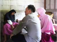 Kapolres Bojonegoro Santuni Ainur Riza, Remaja Penyandang Disabilitas di Trucuk