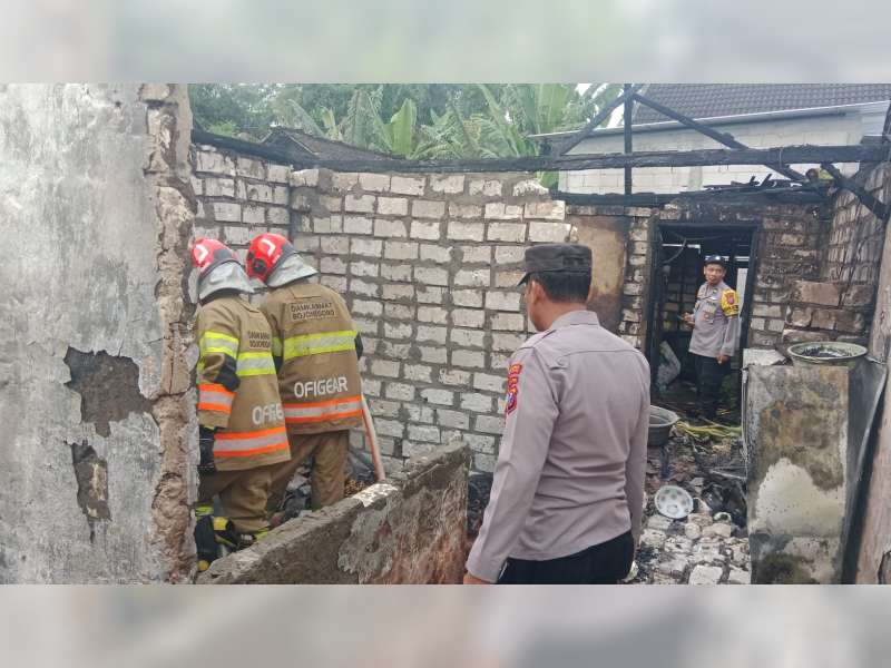 Rumah Warga Kanor, Bojonegoro Terbakar, Kerugian Capai Rp 50 Juta