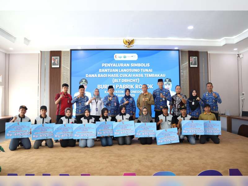 Pemkab Bojonegoro Kembali Salurkan Rp 13 M BLT Cukai Tembakau 2026 Bagi Belasan Ribu Buruh Rokok
