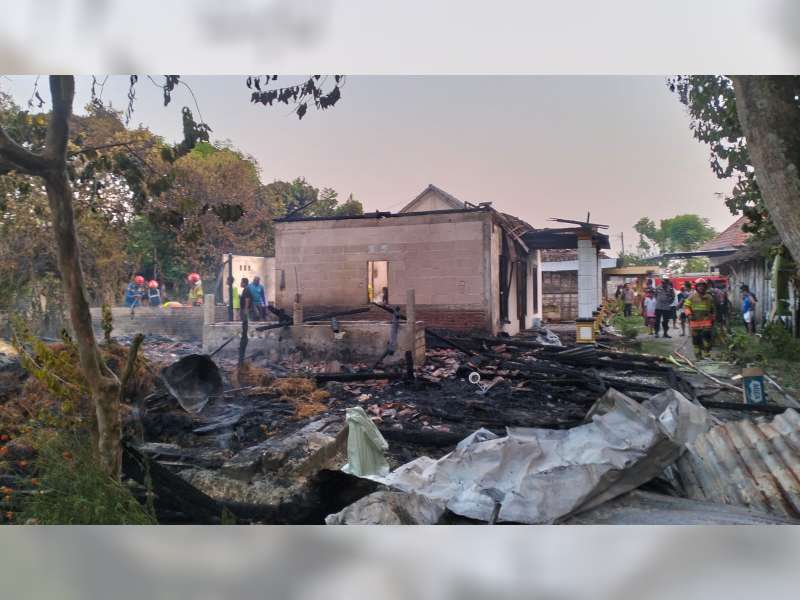 Rumah Warga Sumberrejo, Bojonegoro Terbakar, Kerugian Capai Rp 250 Juta