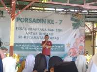 Ratusan Santri Kecamatan Kapas Ikuti Porsadin 7 di Tanjungharjo