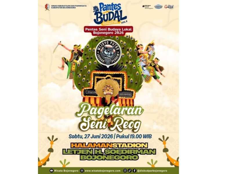 Pantes Budal Volume 6 Sajikan Pertunjukan Seni Reog Malam Nanti