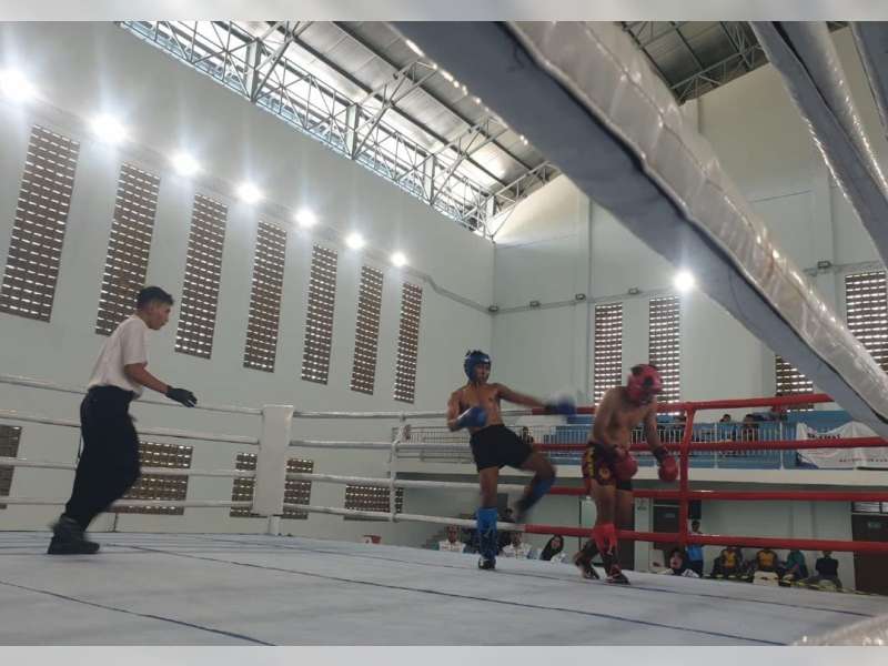 Kecamatan Kota Dominasi Emas Kickboxing, Klasemen Sementara Porkab II Bojonegoro Masih Memimpin