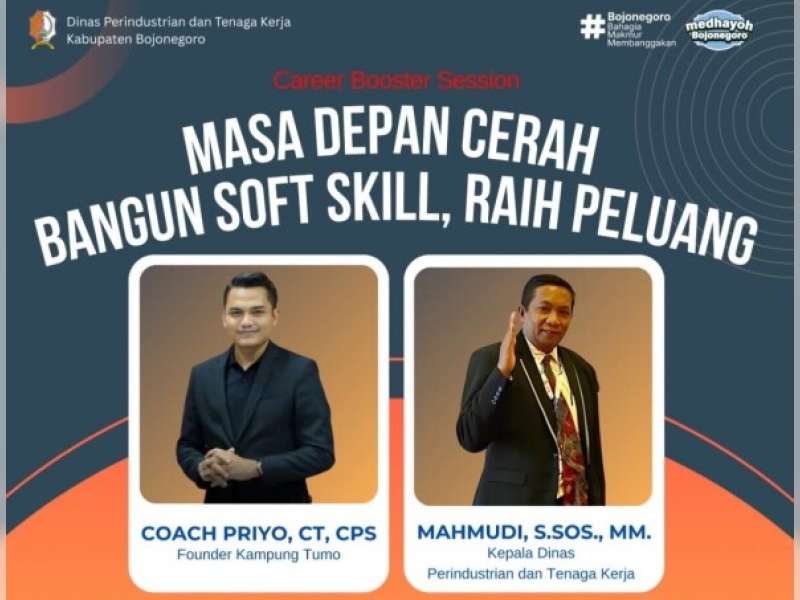 Siapkan Lulusan SMA dan SMK Masuk Dunia Kerja, Disperinaker Bojonegoro Gelar Career Booster Session