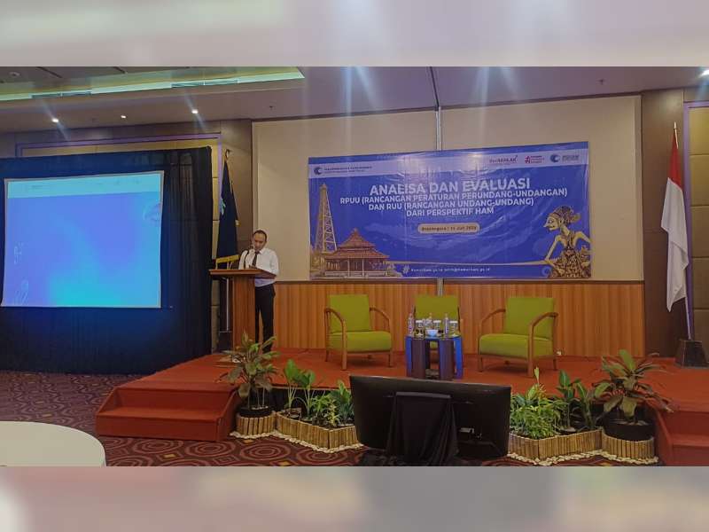 Kementerian HAM Kantor Wilayah Jawa Timur Gelar Analisa dan Evaluasi Produk Hukum Daerah di Bojonegoro