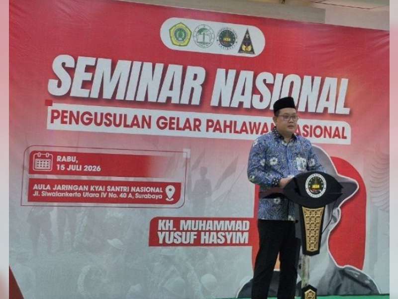 Pemprov Jatim Dorong Penetapan KH Muhammad Yusuf Hasyim Sebagai Pahlawan Nasional Tahun Ini