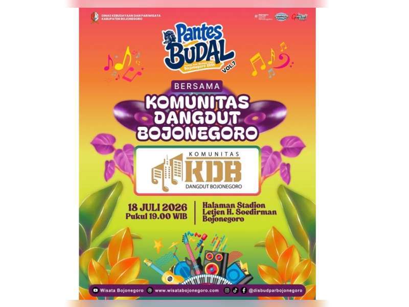 Jangan Lewatkan! Nanti Malam Komunitas Dangdut Bojonegoro Siap Goyang Panggung Pantes Budal 7 di Stadion
