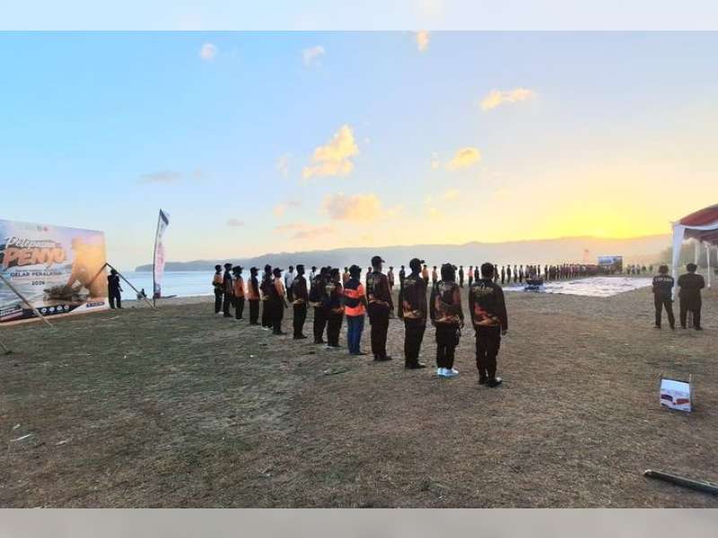 Gelar Peralatan Kebencanaan Jatim 2026 Dipusatkan di Pantai Pancer Door Pacitan