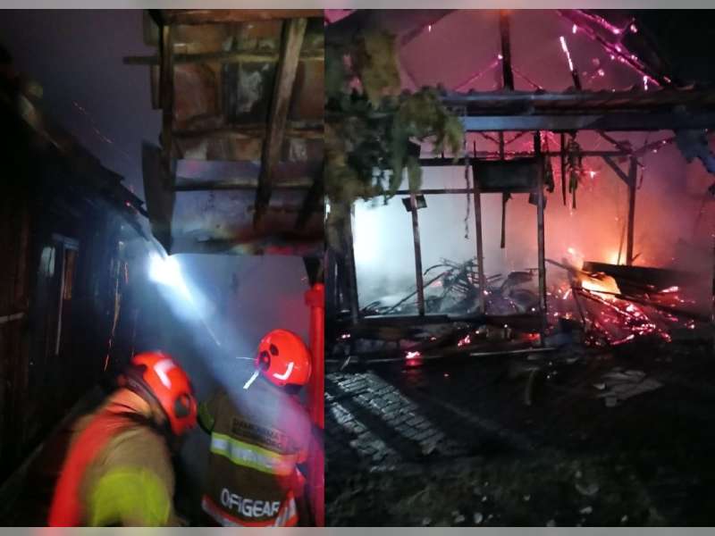 Rumah Warga di Kepohkidul Kedungadem Hangus Terbakar, Kerugian Puluhan Juta