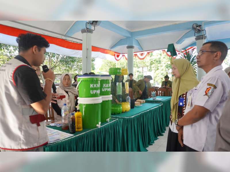 Pamerkan Inovasi Pengabdian Desa, 175 Mahasiswa KKN UPN Veteran Jatim Gelar Expo di Purwosari