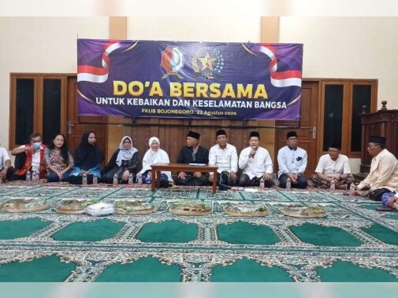 FKUB  Bojonegoro Gelar Doa Lintas Agama untuk Keselamatan Bangsa dan Pemimpin