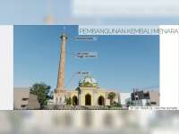 Rehab Fasad Hingga Pembangunan Menara 42 Meter, Pemkab Bojonegoro Perbuat Wajah Masjid Agung Darussalam