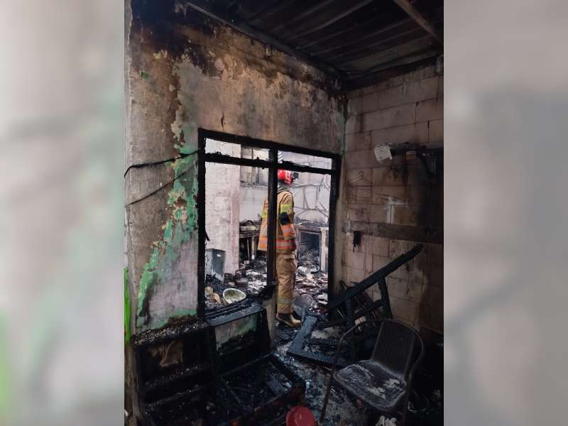 Rumah Warga Dander, Bojonegoro Ludes Terbakar Akibat Kompor yang Lupa Dimatikan