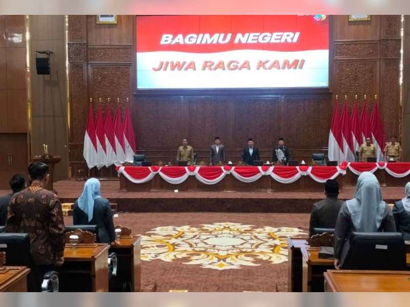 DPRD Bojonegoro Gelar Rapat Paripurna Jawaban Bupati Atas Pandangan Umum Fraksi dan Pembentukan Pansus