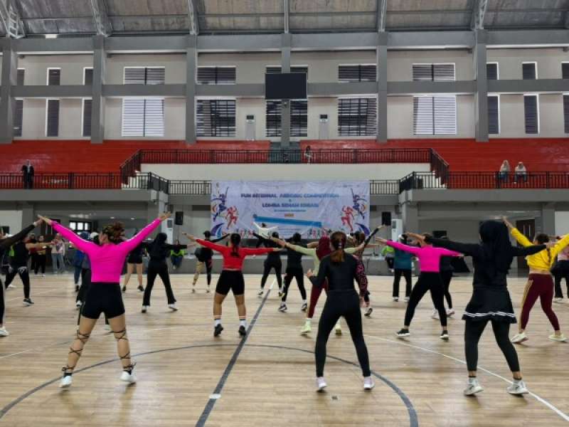 Tingkatkan Indeks Pembangunan Olahraga, Dinpora dan KORMI Bojonegoro Gelar Fun Aerobic Competition