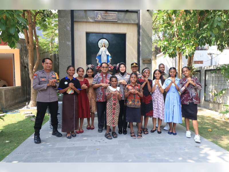 Perkuat Kerukunan Umat, Kapolres Bojonegoro Gelar Minggu Kasih di Gereja Santo Paulus