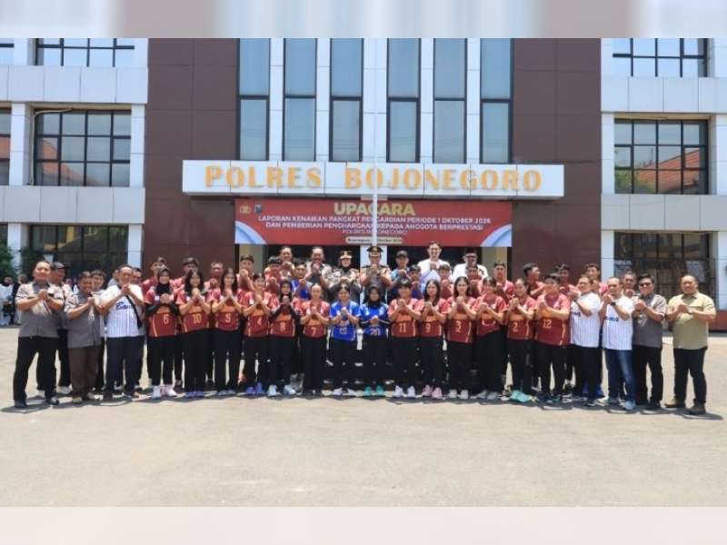 Dukung Atlet Muda, Kapolres Bojonegoro Lepas Kontingen PBV BOMA Berlaga di Kejurprov U-19 Jombang