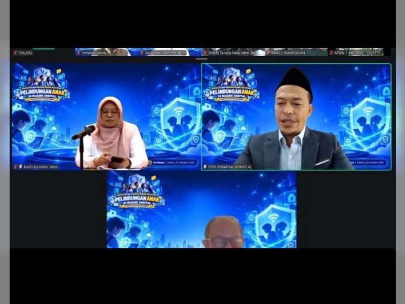 Pemprov Jatim Gelar Deklarasi dan Edukasi Serentak Pelindungan Anak di Ruang Digital
